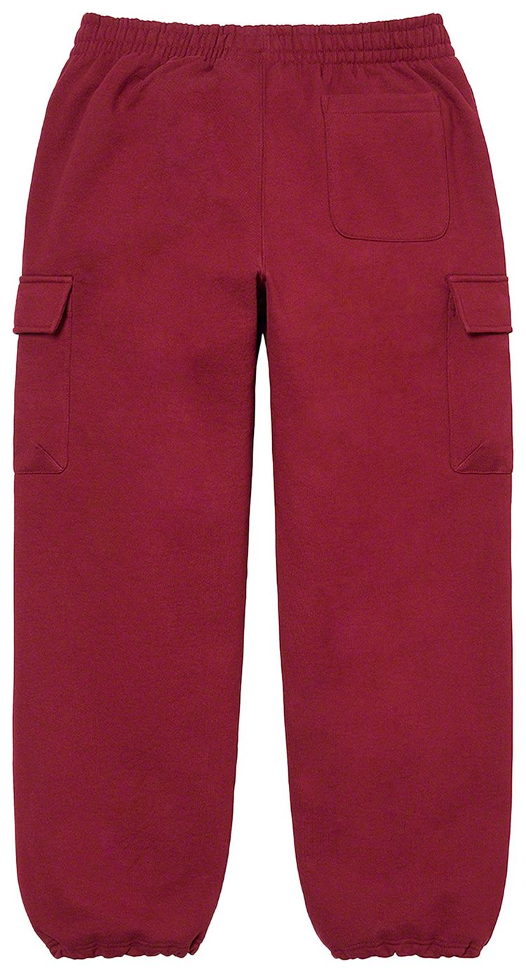 Supreme Small Box Cargo Sweatpant Cardinal