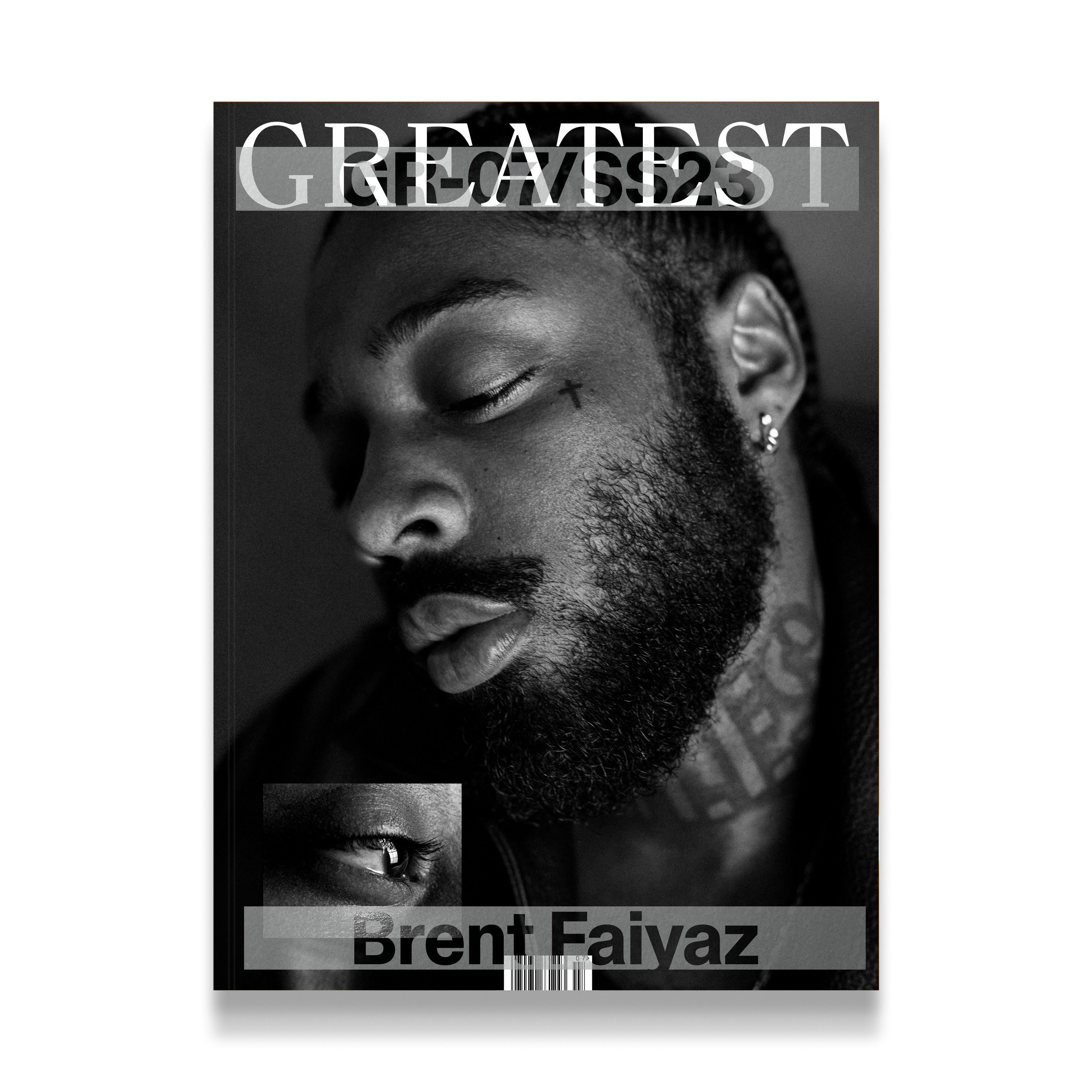 Buy GREATEST Magazine Issue 07 - Brent Faiyaz - GR07BF | GOAT