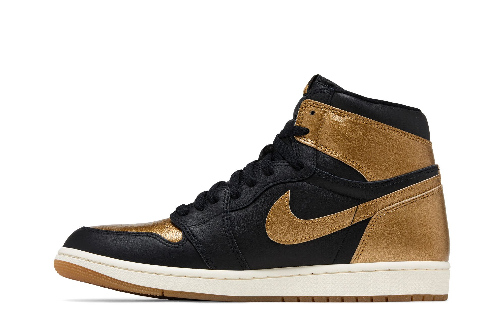 Size 11.0 Air Jordan 1 Retro High OG 'Black Gold'