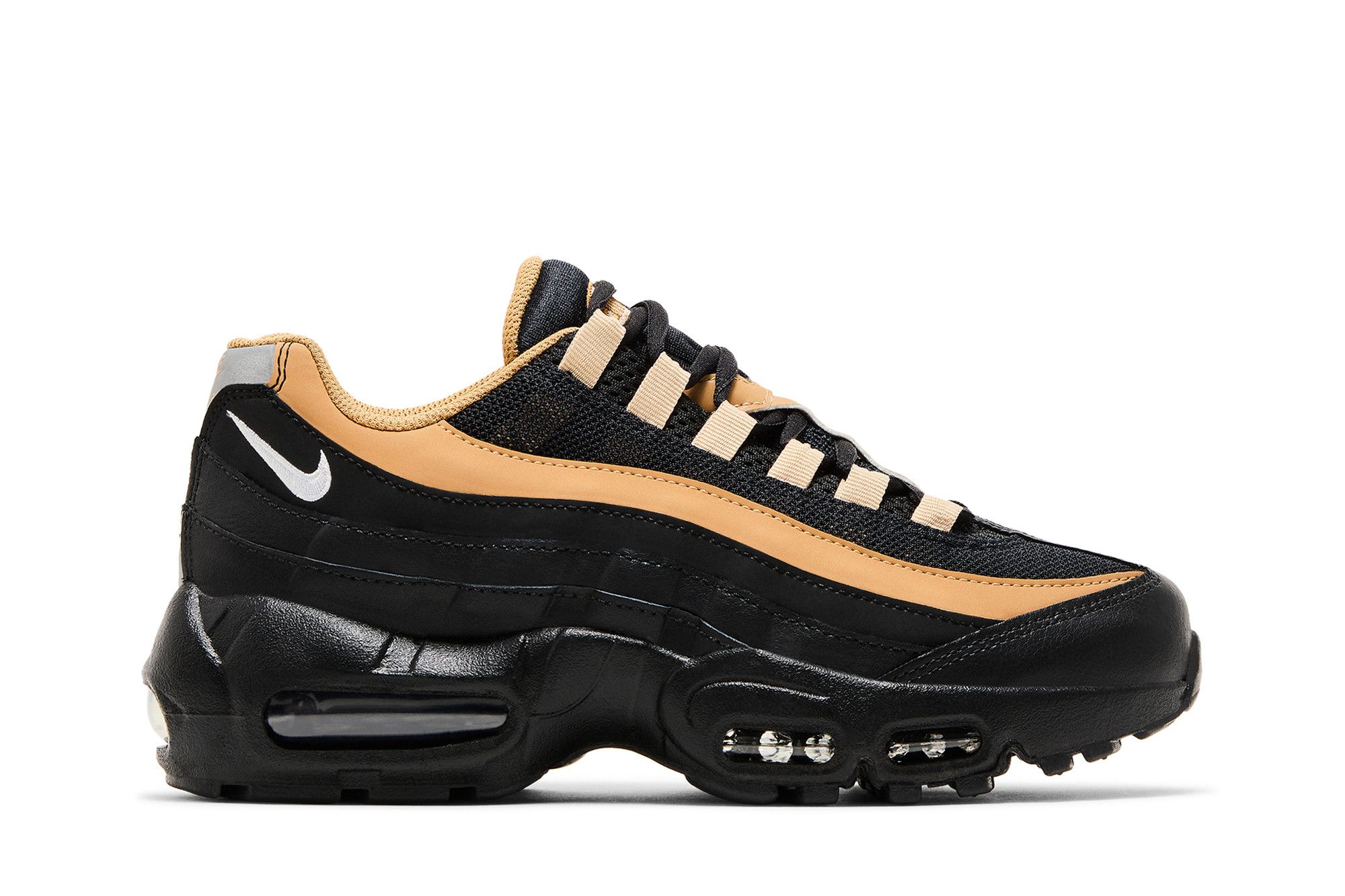 Air max 95 gold black white top