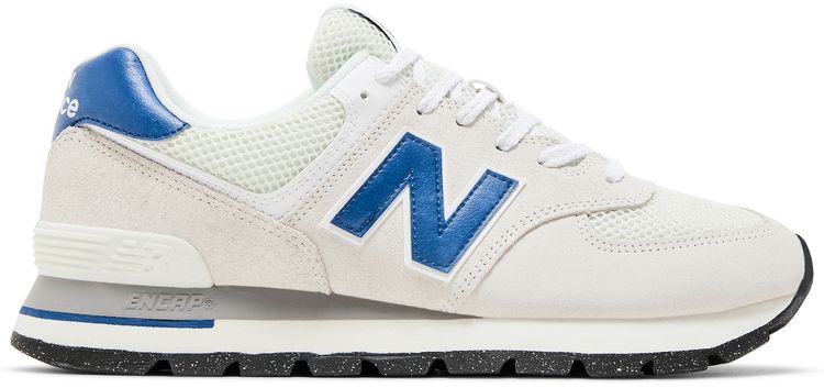 New Balance 574 Rugged White Royal Blue