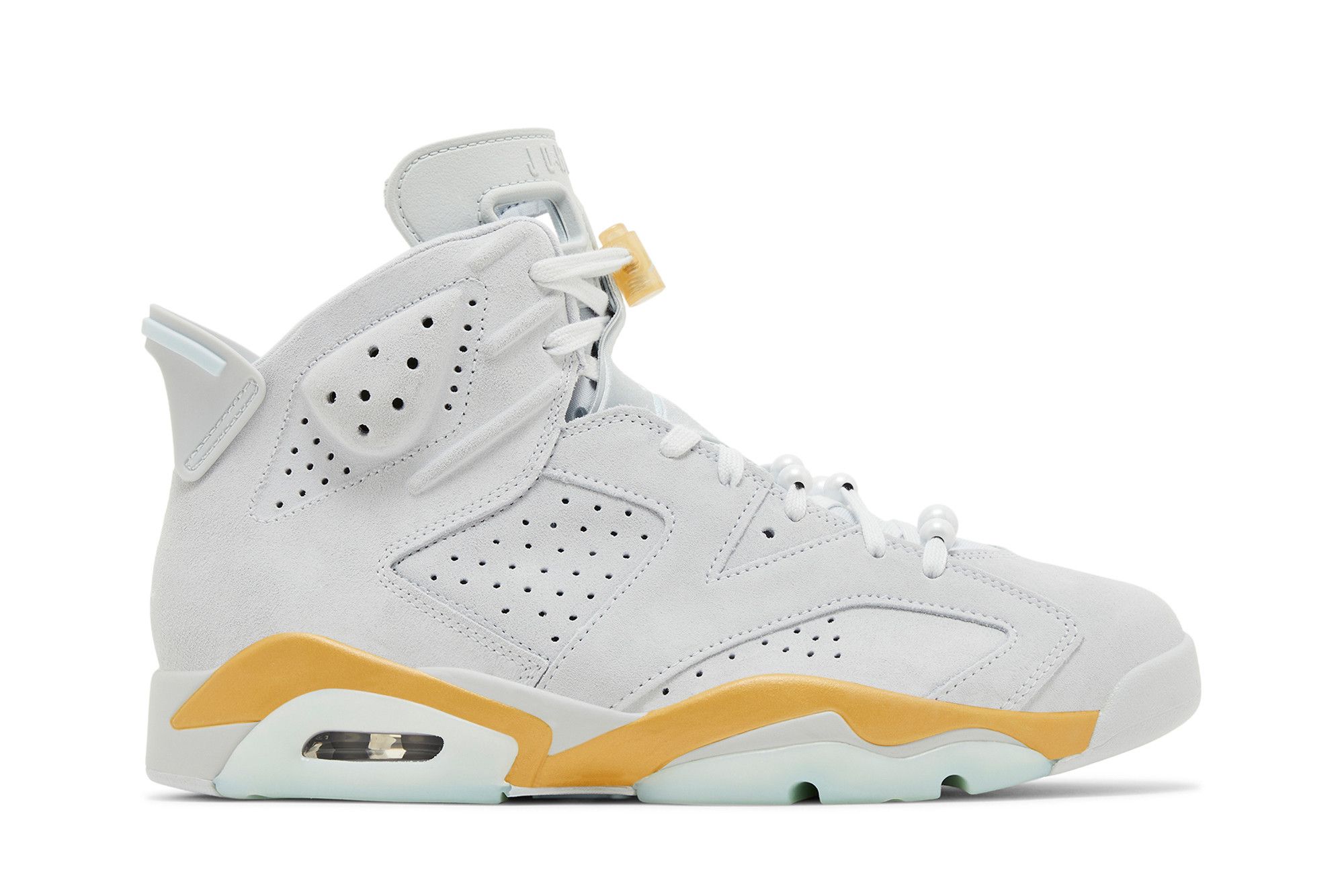 Gold and white jordan 6 clearance