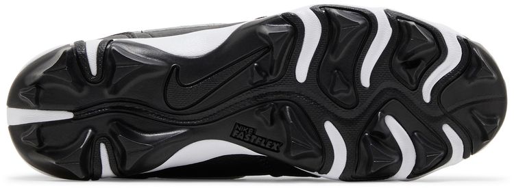 Air Jordan 1 Mid Cleat GS Black White