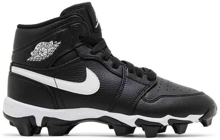 Air Jordan 1 Mid Cleat GS Black White