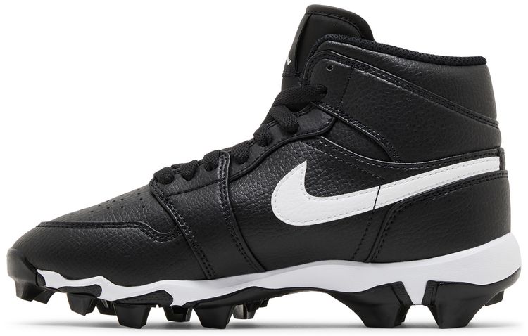 Air Jordan 1 Mid Cleat GS Black White