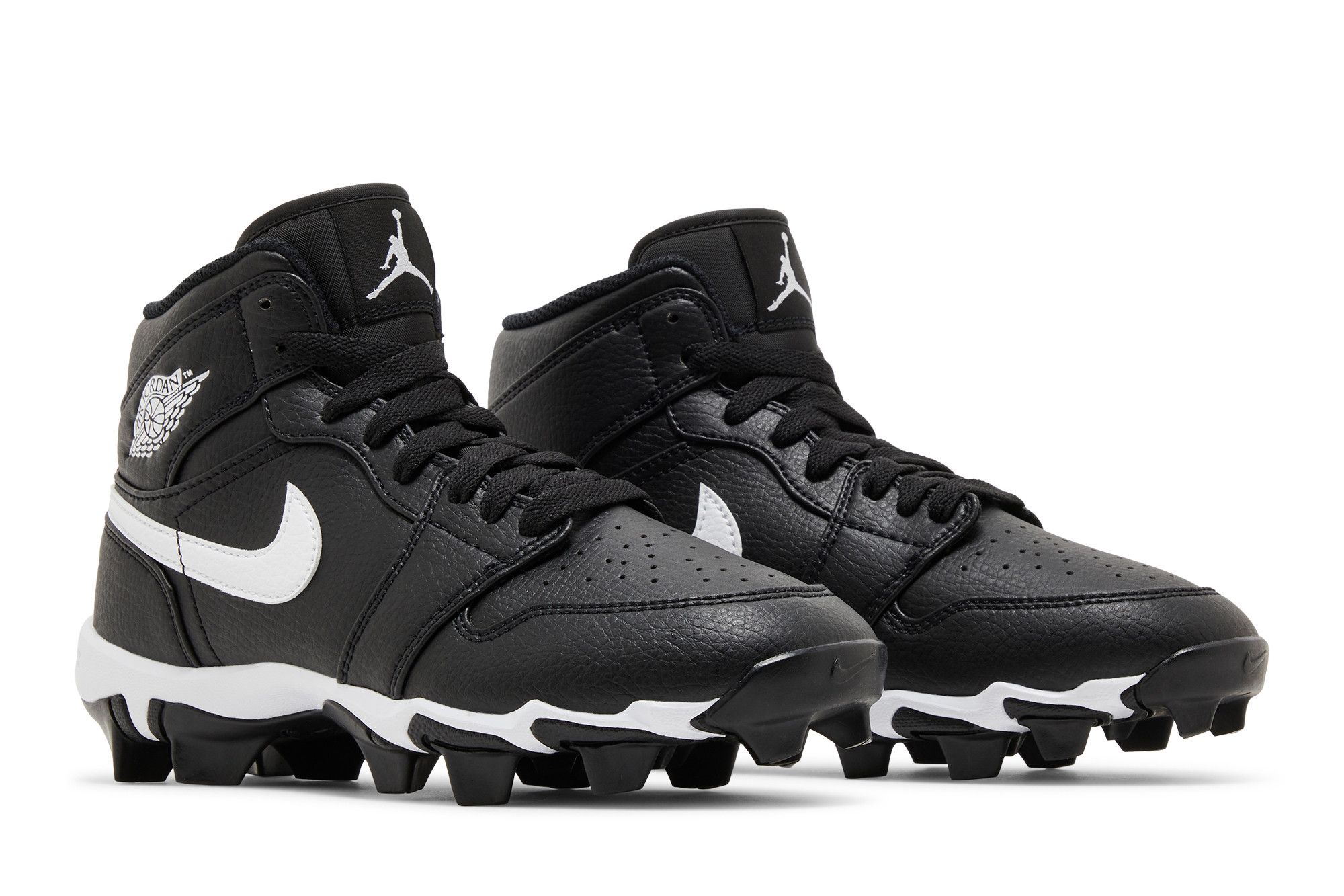 Buy Air Jordan 1 Mid Cleat GS 'Black White' - HF6883 001 | GOAT