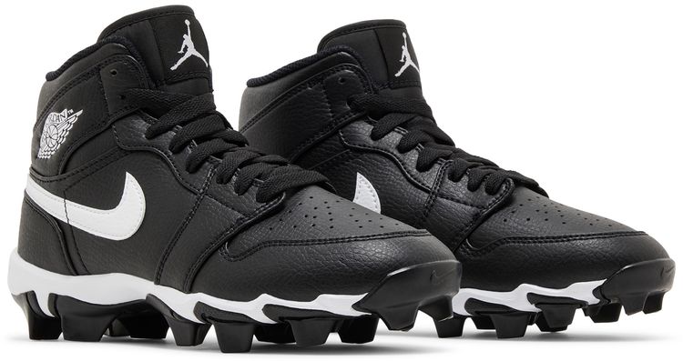 Air Jordan 1 Mid Cleat GS Black White