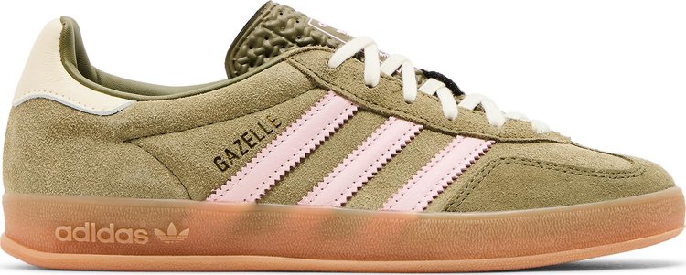 Wmns Gazelle Indoor Focus Olive Clear Pink