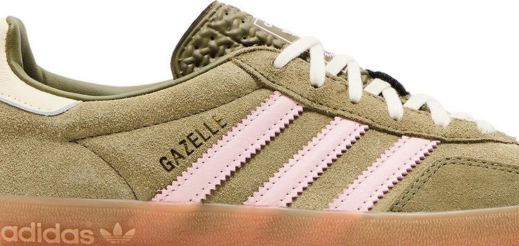 Wmns Gazelle Indoor Focus Olive Clear Pink