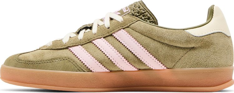 Wmns Gazelle Indoor Focus Olive Clear Pink