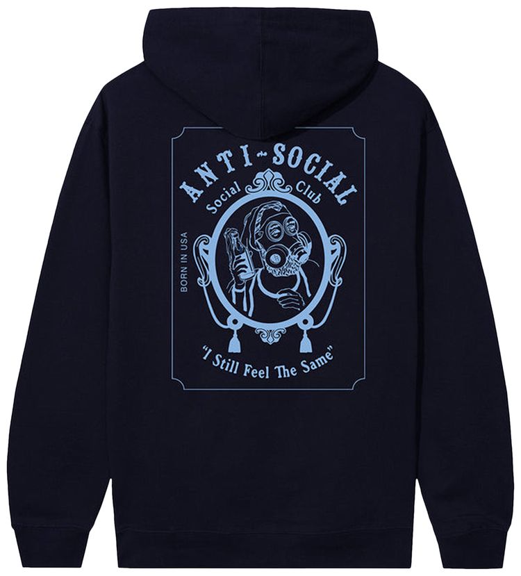 Anti Social Social Club Zig Zag Hoodie Navy