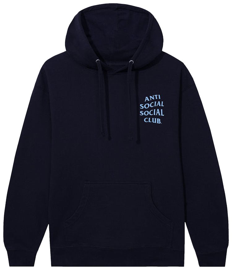 Anti Social Social Club Zig Zag Hoodie Navy