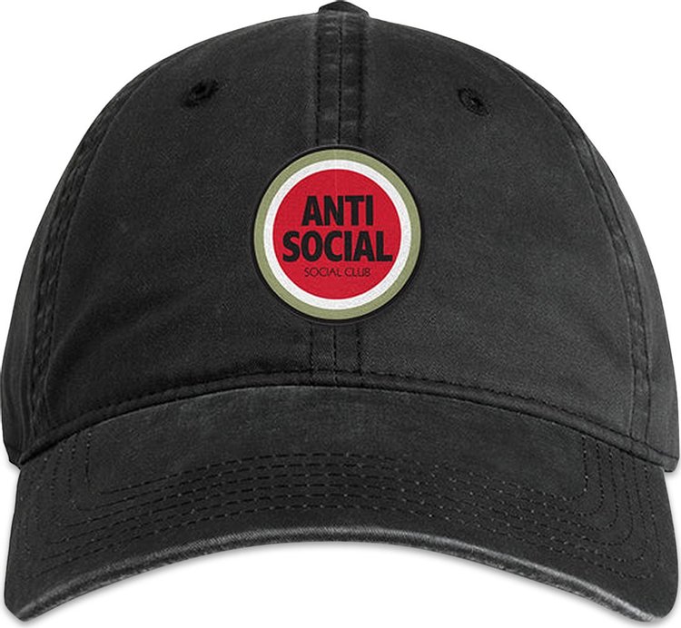 Anti Social Social Club Bullseye Dad Cap Black