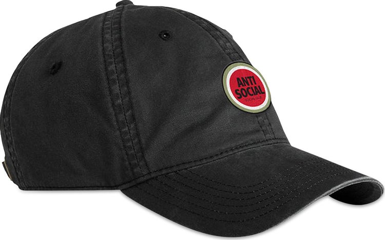 Anti Social Social Club Bullseye Dad Cap Black