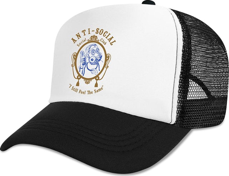 Anti Social Social Club Zig Zag Trucker Hat BlackWhite