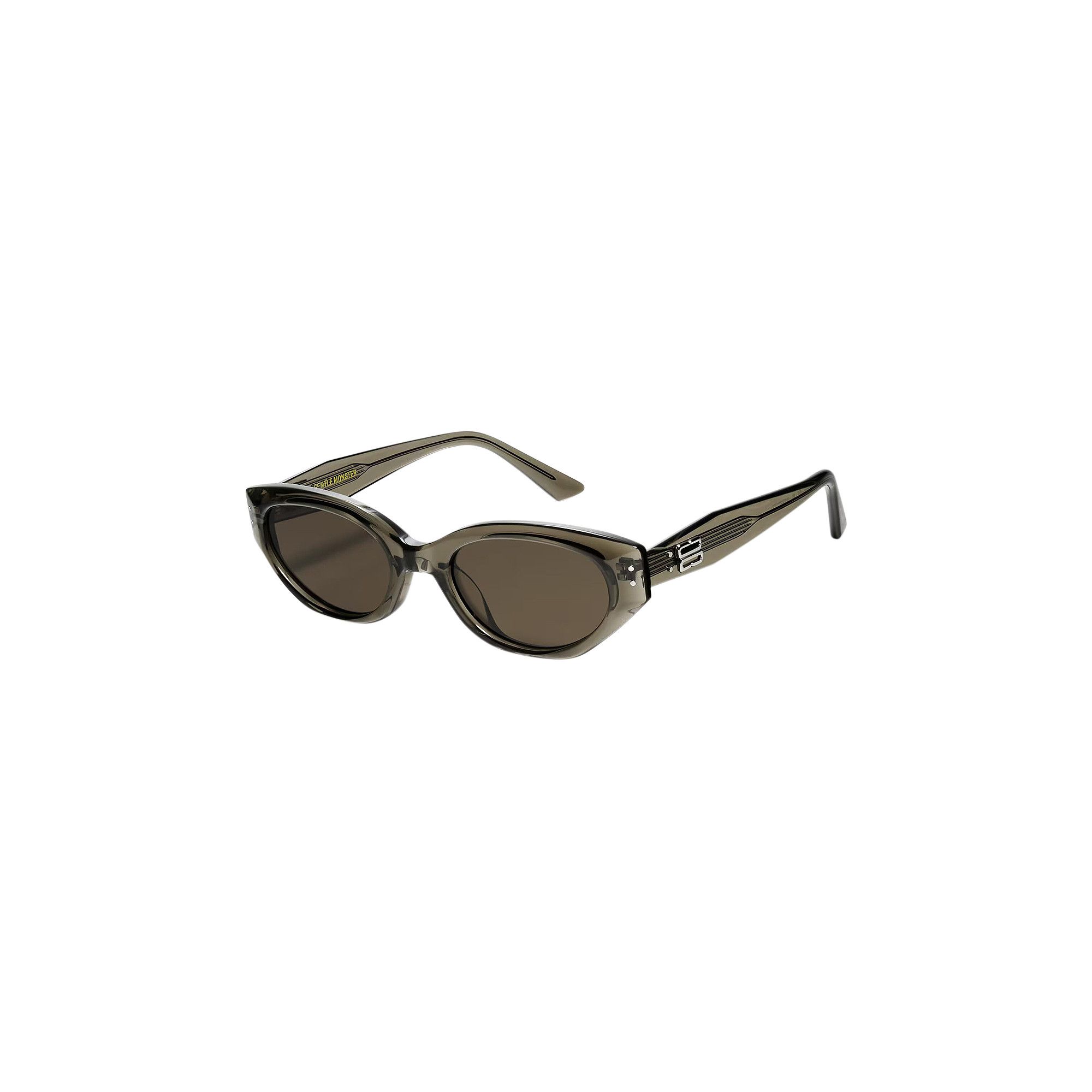 GENTLE MONSTER ROCOCO クリアブラウン GENTLE MONSTER-ROCOCO Oval Sunglasses | Puyi Optical