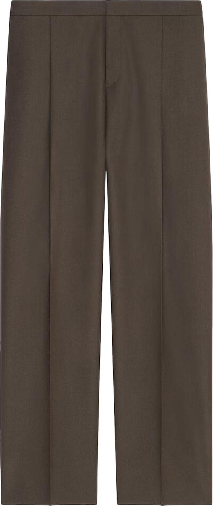 Givenchy Wool Tailored Pants Green