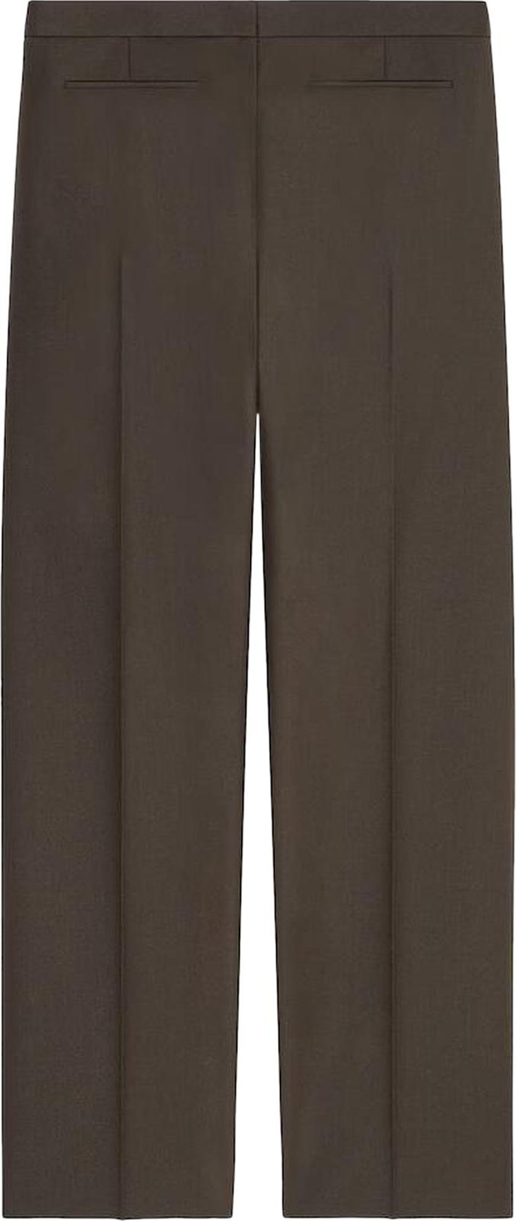 Givenchy Wool Tailored Pants Green