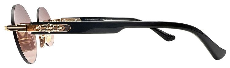 Chrome Hearts Deep III Sunglasses Black