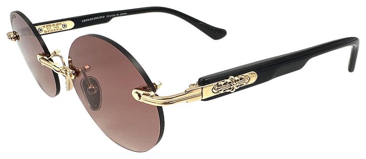 Chrome Hearts Deep III Sunglasses Black