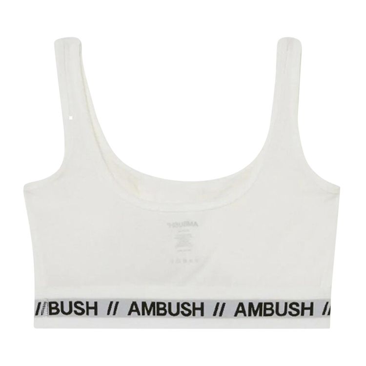 Ambush Sports Bra Top White