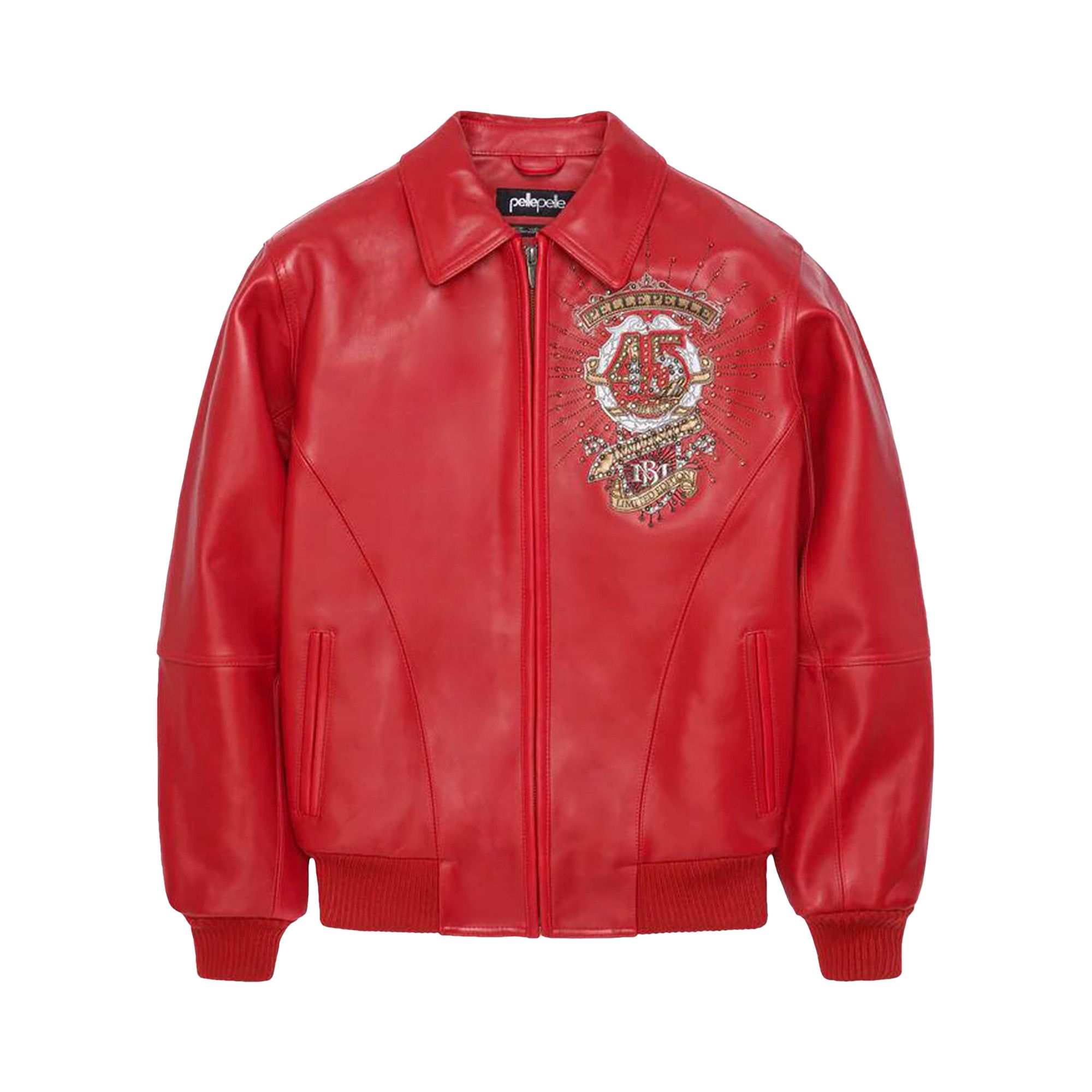 Buy Pelle Pelle Collectors Series Leather Jacket 'Red' - 423