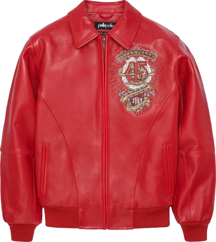 Pelle Pelle Collectors Series Leather Jacket Red