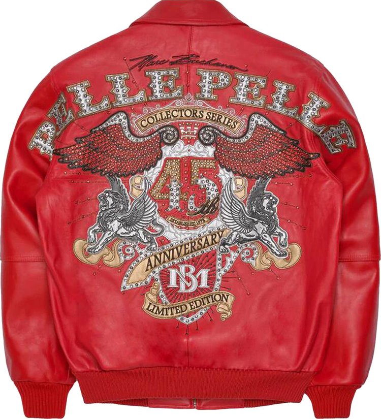 Pelle Pelle Collectors Series Leather Jacket Red