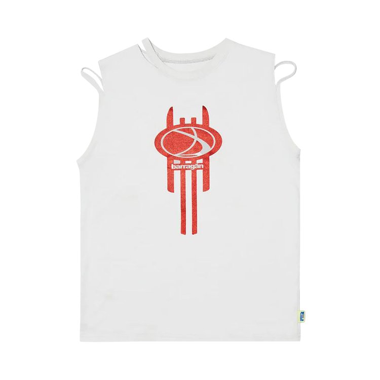 Barragan Sleeveless Graphic T Shirt White