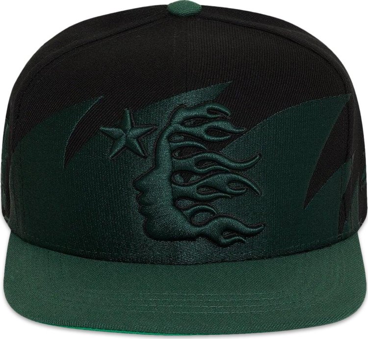 Hellstar Sharkteeth Snapback Hat BlackGreen