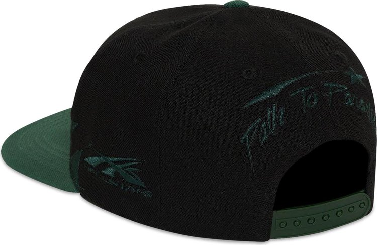 Hellstar Sharkteeth Snapback Hat BlackGreen