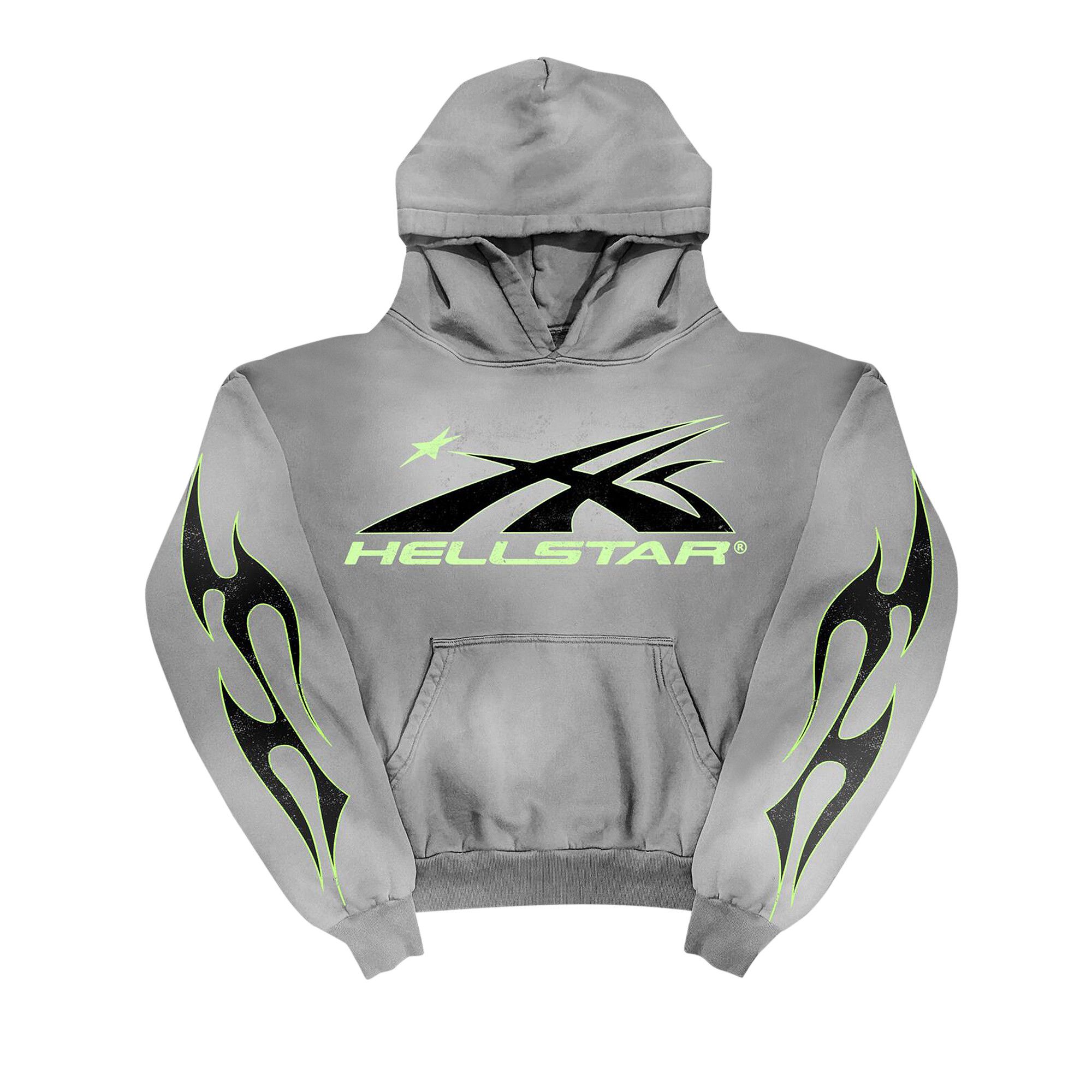 Buy Hellstar Sports Core Logo Hoodie 'Grey' - HSP01HOO001 GREY | GOAT