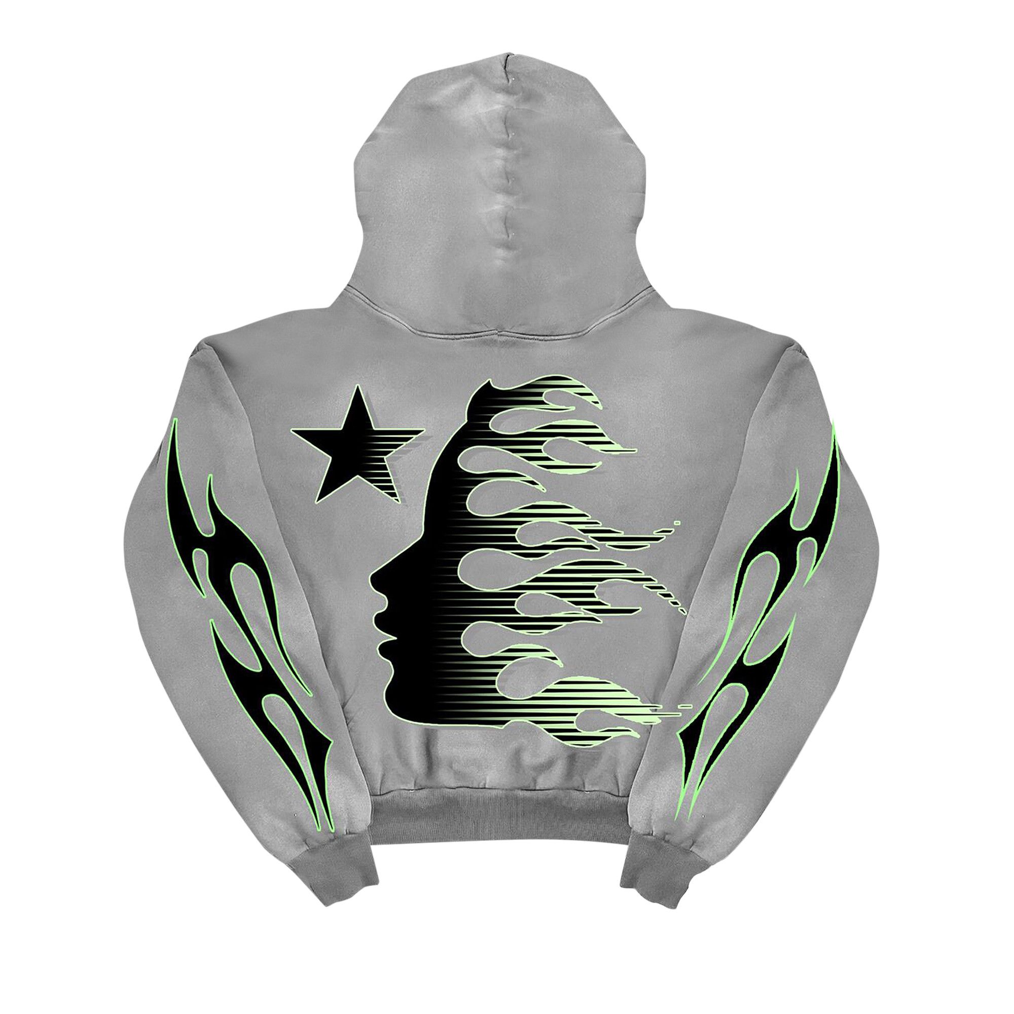 Buy Hellstar Sports Core Logo Hoodie 'Grey' - HSP01HOO001 GREY