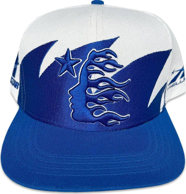 Hellstar Sharkteeth Snapback Hat Off WhiteRoyal Blue