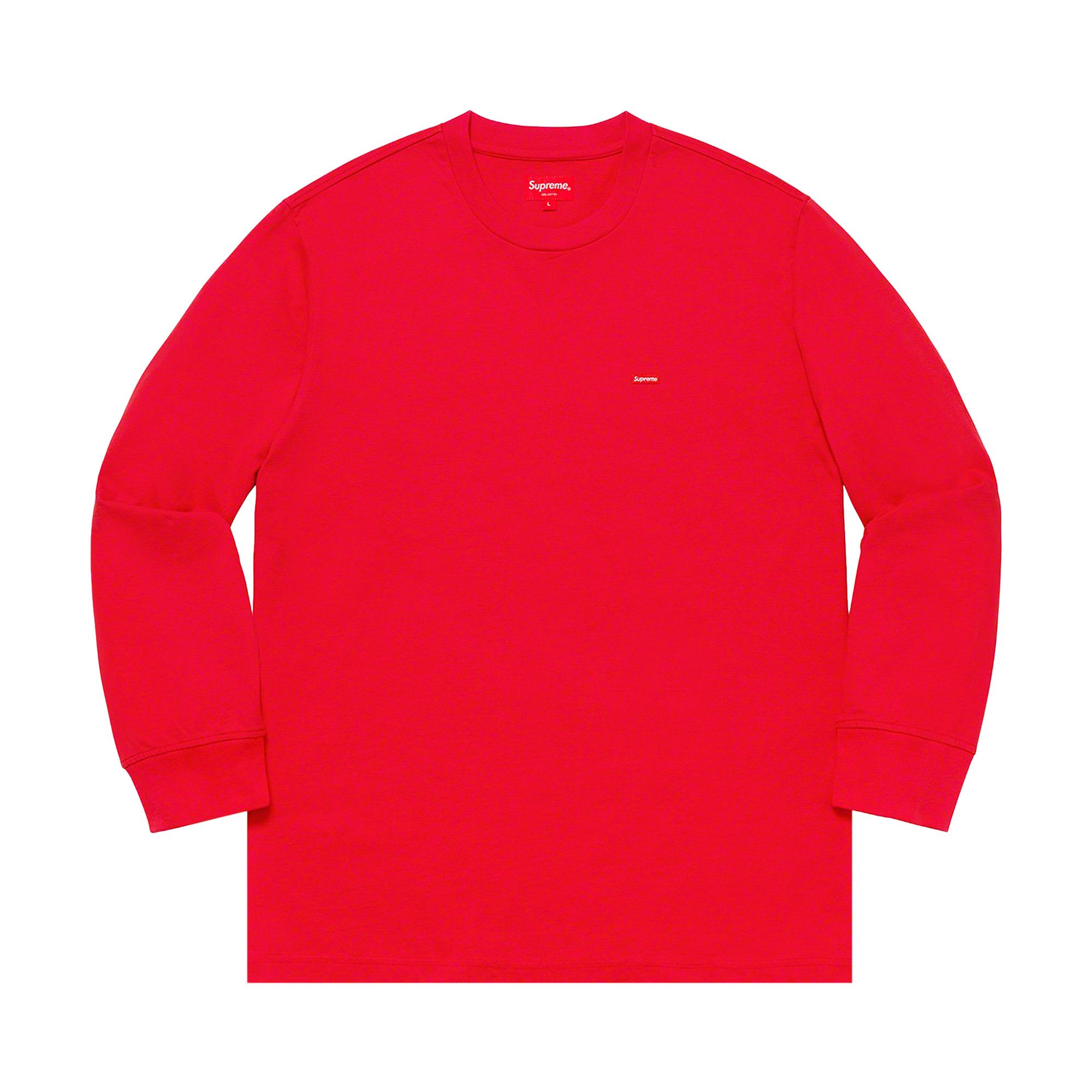 Buy Supreme Small Box Long-Sleeve Tee 'Red' - SS20KN88 RED | GOAT
