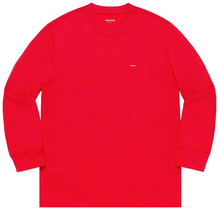 Supreme Small Box Long Sleeve Tee Red