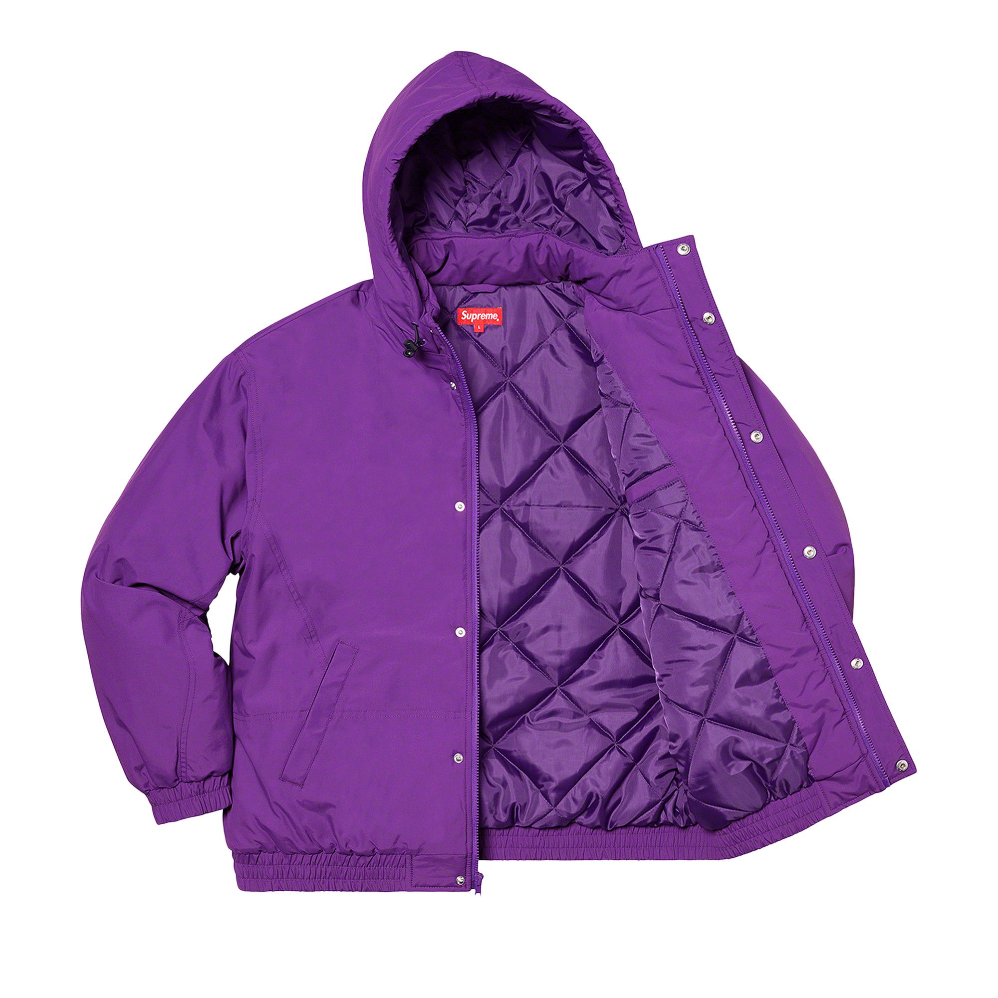 Buy Supreme Team Puffy Jacket 'Purple' - SS20J69 PURPLE | GOAT