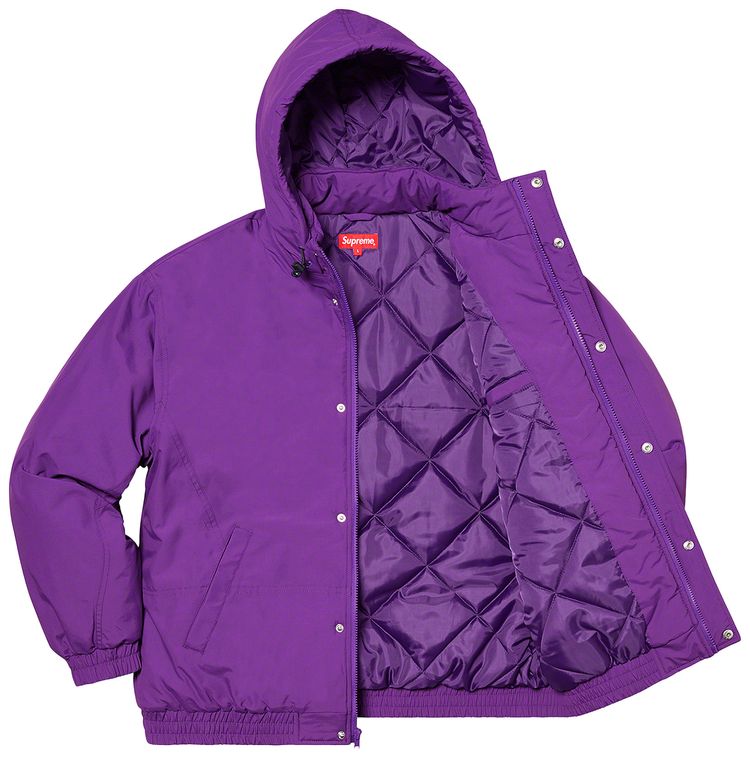 Supreme Team Puffy Jacket Purple