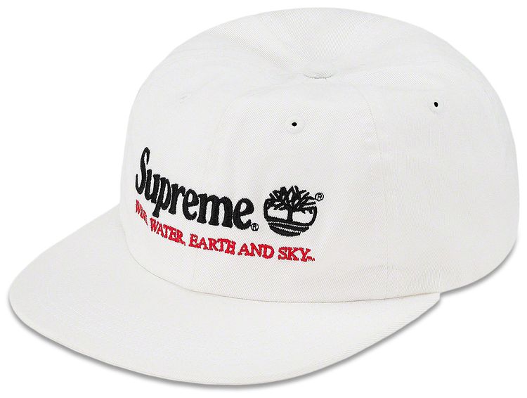 Supreme x Timberland 6 Panel White