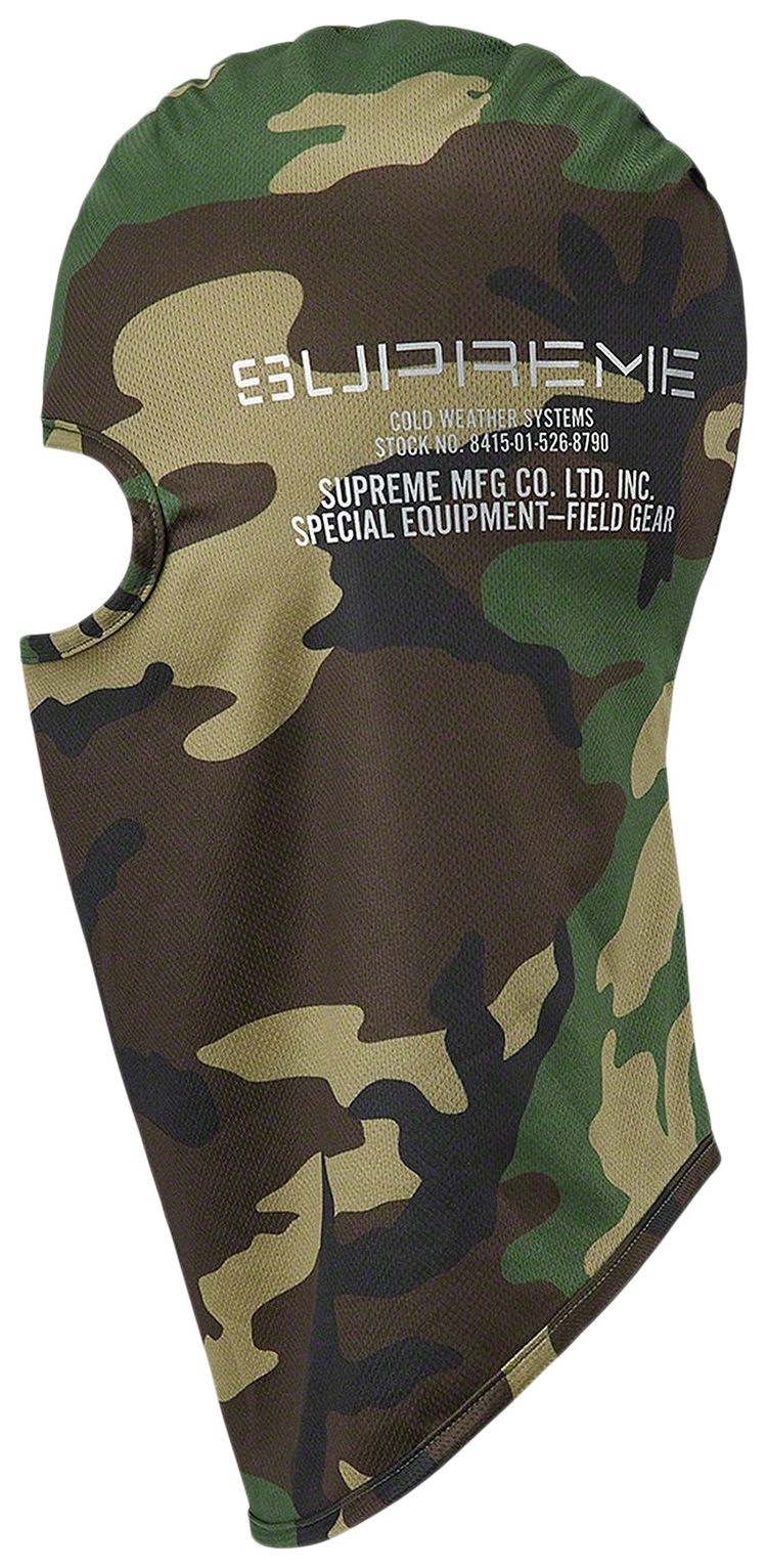 Supreme Field Gear Lightweight Balaclava Woodland Camo