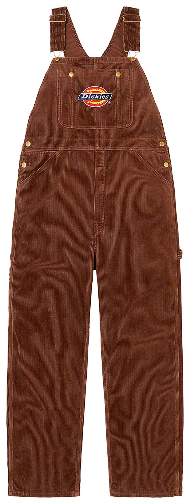 Supreme x Dickies Corduroy Overalls Brown