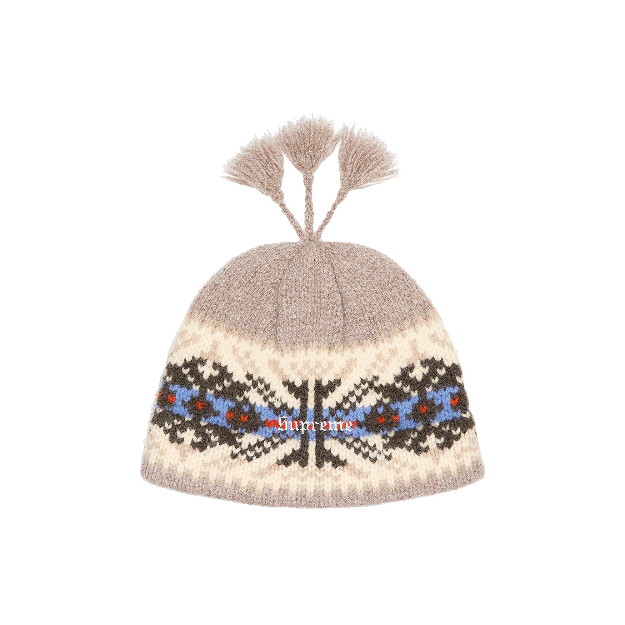Buy Supreme Tassel Beanie 'Tan' - FW22BN27 TAN | GOAT DE