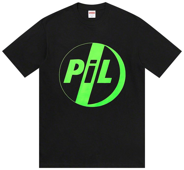 Supreme x PiL Tee Black