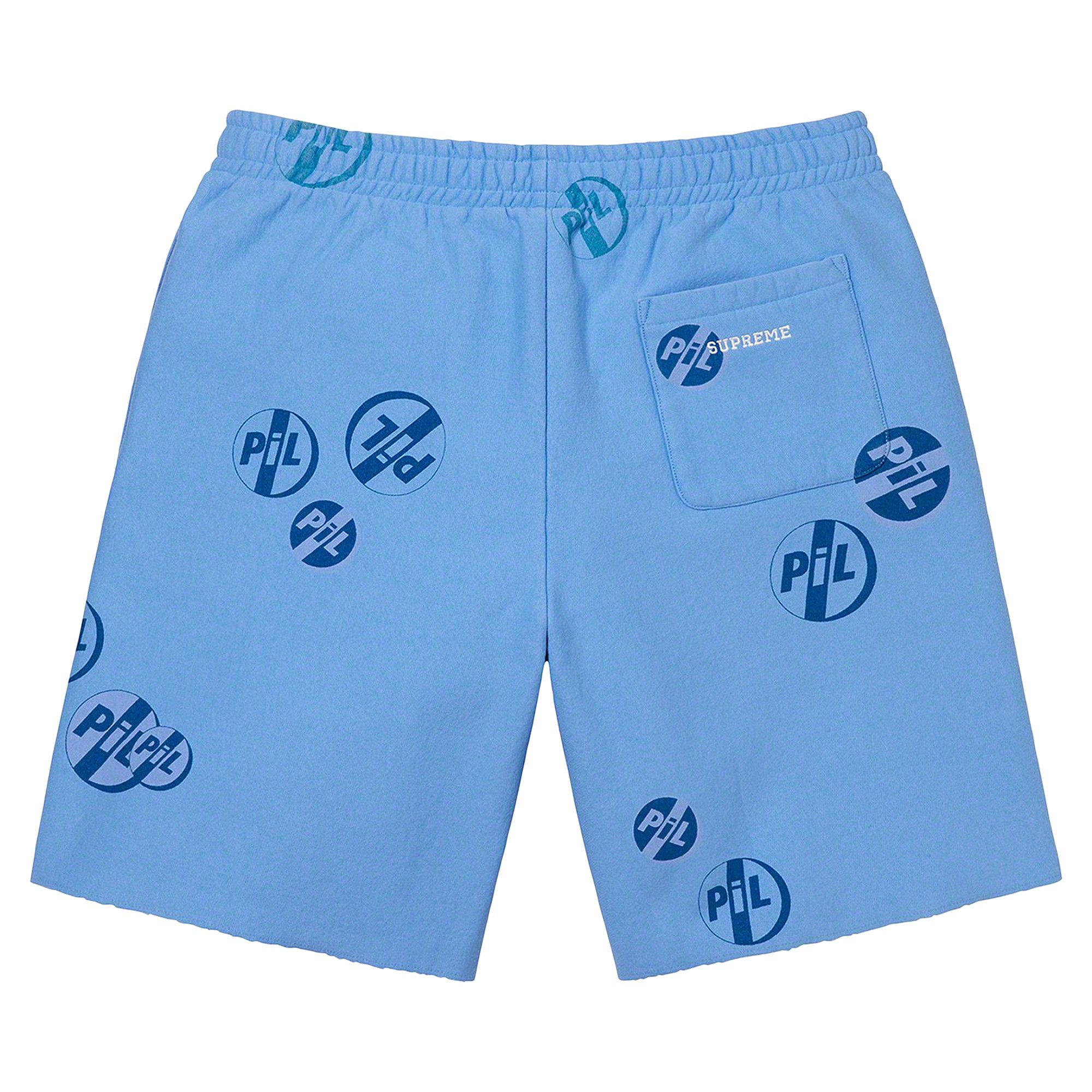 パンツ Supreme PiL Sweatshort Light Blue Buy Supreme x PiL Sweatshort 'Light Blue' - FW22SH5 LIGHT BLUE | GOAT