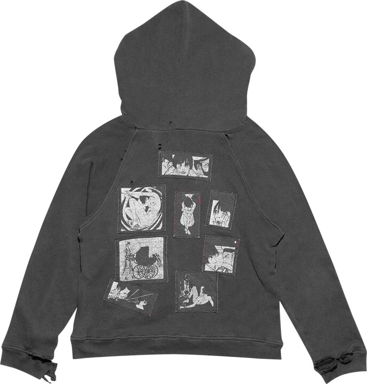 Enfants Riches Deprimes Bottle Shrunken Hoodie BlackWhite