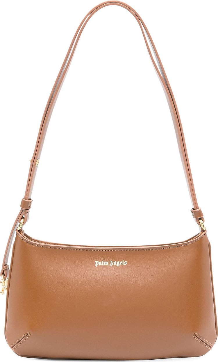 Palm Angels Leather Giorgina Bag Camel Brown