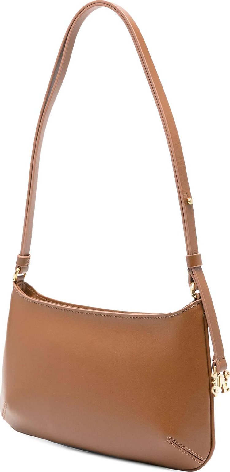 Palm Angels Leather Giorgina Bag Camel Brown