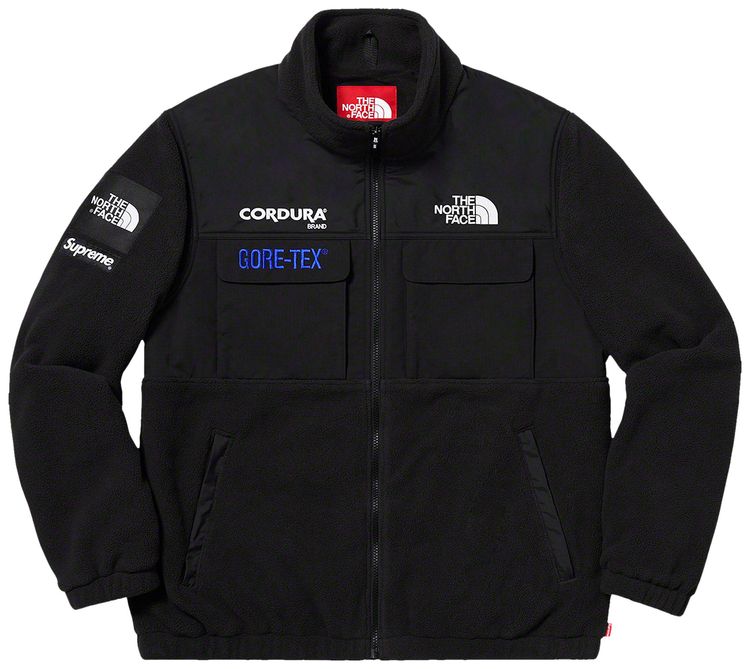 Supreme x The North Face Expedition Fleece Jacket Black