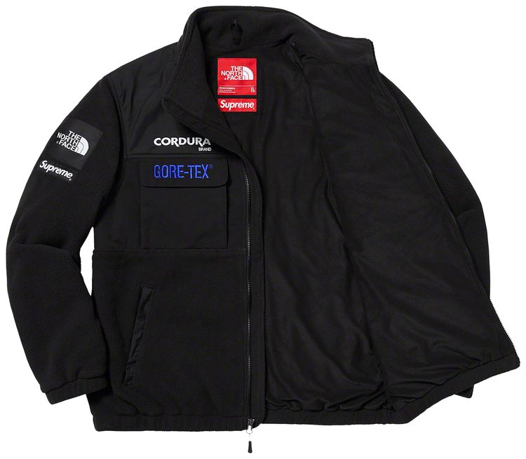 Supreme x The North Face Expedition Fleece Jacket Black