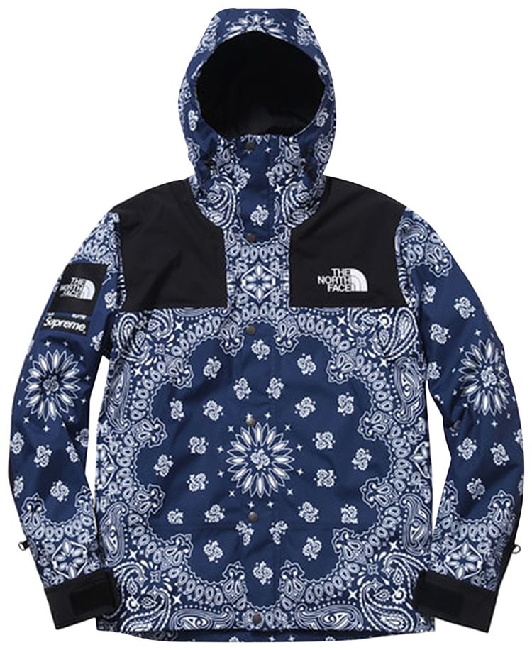 Supreme x The North Face Bandana Mountain Jacket Navy